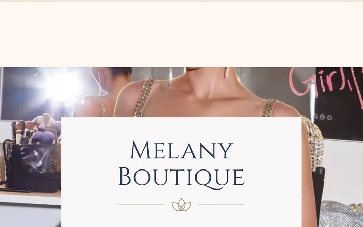 Website page titled Dinora Long Dress | Melany Boutique