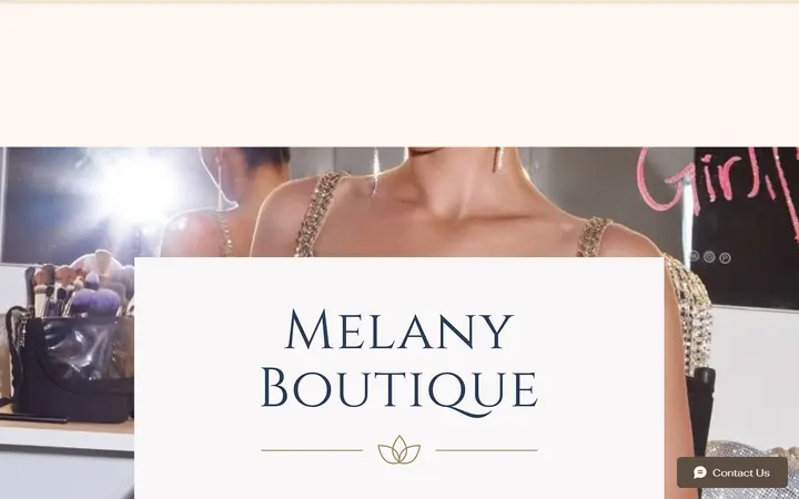 Website page titled Brisa Black Mini Dress | Melany Boutique