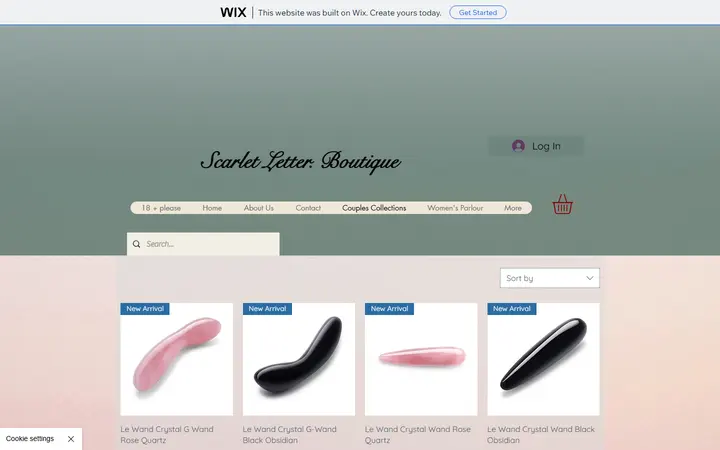 Website page titled Health and Wellness | The Scarlet Letter