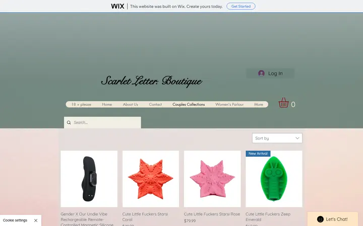 Website page titled Bullets and external toys | The Scarlet Letter