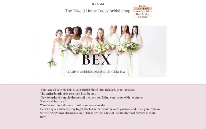 Website page titled Best Wedding Dresses On Sale In 2026: A Buyers Guide