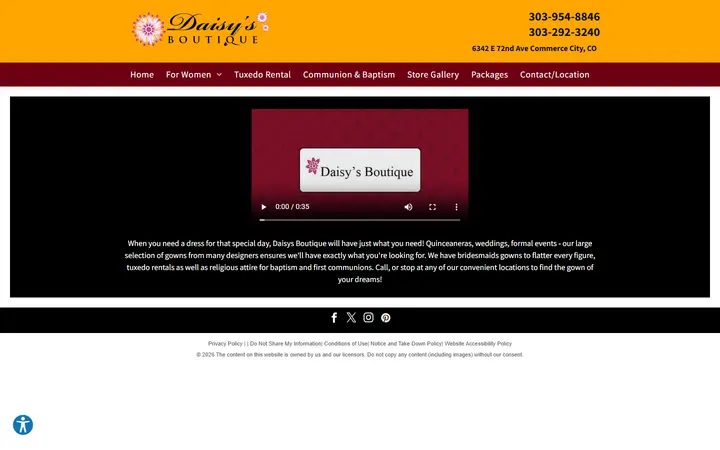 Website page titled Hibu Video Splash