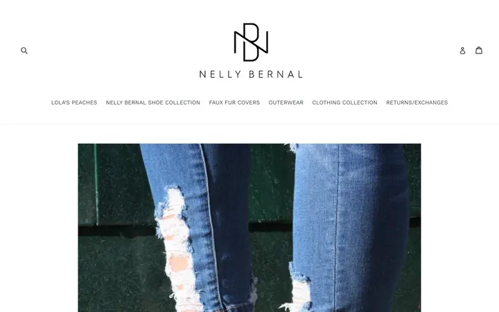 Website page titled Disco Queen Silver Rhinestone Loafers – nellybernalcollection.com