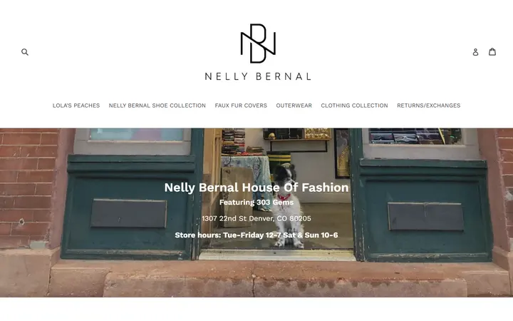 Preview of Nelly Bernal website